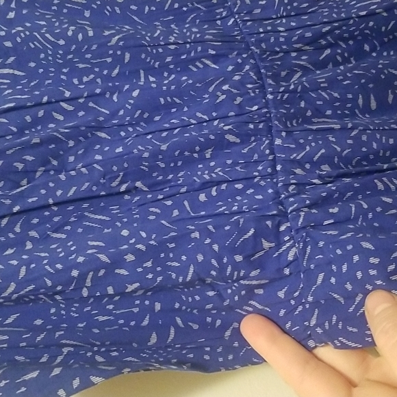 NWT Banana Republic Blue Sun Dress Sz Large. - Picture 2 of 9